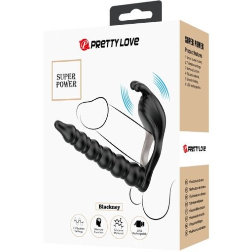 PRETTY LOVE - BLACKNEY ANELLI PER PENE CON SPINA VIBRATORE - immagine 7
