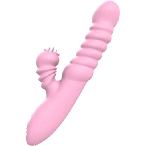 ARMONY - VIBRATORE MULTIFUNZIONE CON LINGUA STIMOLANTE EFFETTO CALORE ROSA - immagine 3