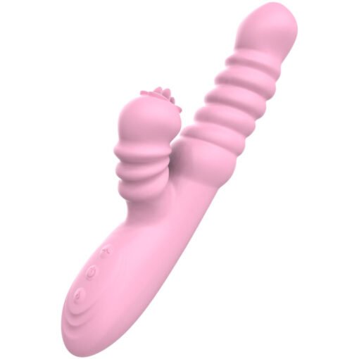 ARMONY - VIBRATORE MULTIFUNZIONE CON LINGUA STIMOLANTE EFFETTO CALORE ROSA - immagine 5