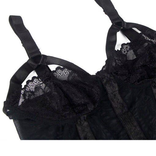 SUBBLIME - ORSACCHIOTTO CON DETTAGLIO REGGISERA PETTO NERO S/M - immagine 8