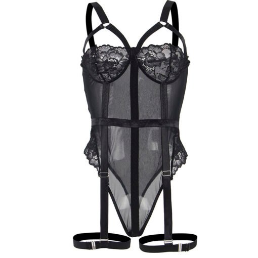 SUBBLIME - ORSACCHIOTTO CON DETTAGLIO REGGISERA PETTO NERO S/M - immagine 7