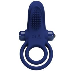 Alternative view of PRETTY LOVE - BRONSON ANELLO DOPPIO CON VIBRAZIONE BLU
