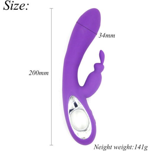 ARMONY - VIBRATORE CON ANELLO BELLA VIOLA CONIGLIO - immagine 2
