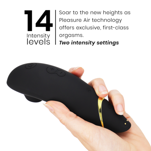 WOMANIZER - PREMIUM 2 STIMOLATORE CLITORALE NERO - immagine 5