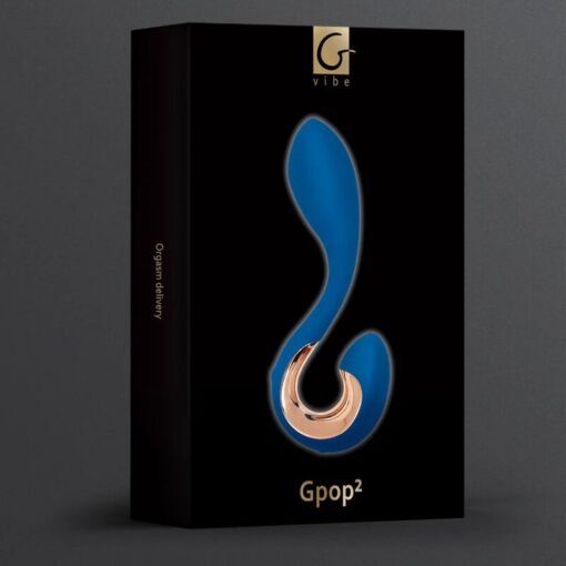 G-VIBE - GPOP 2 VIBRATORE PUNTI G E P BLU INDIGO - immagine 6