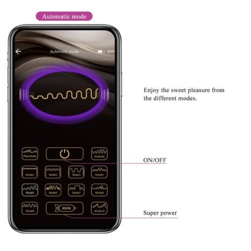 PRETTY LOVE - HECTOR VIBRATORE ELETTROSHOCK APP GRATUITA VIOLA - immagine 15