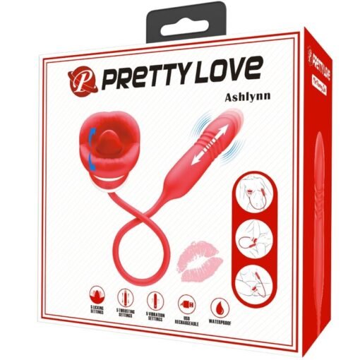 PRETTY LOVE - ASHLYNN MASTURBATORE BOCCA ROSSO - immagine 6