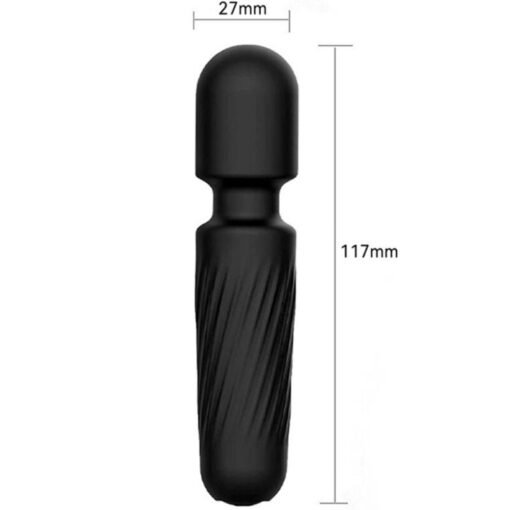 ARMONY - YOUR MAGIC MASSAGGIATORE E VIBRATORE RICARICABILE 10 VIBRAZIONI NERO - immagine 5