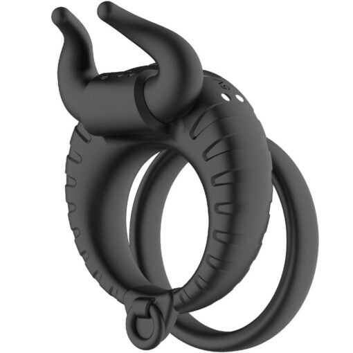 ARMONY - BULL'S PASION VIBRATORE AD ANELLO 10 VELOCITÀ NERO - immagine 3
