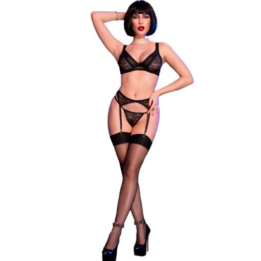CHILIROSE - CR 4692 SET QUATTRO PEZZI NERO S - immagine 3