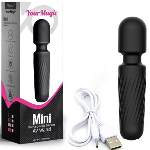 ARMONY - YOUR MAGIC MASSAGGIATORE E VIBRATORE RICARICABILE 10 VIBRAZIONI NERO - immagine 6