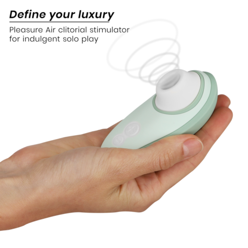 WOMANIZER - LIBERTY 2 STIMOLATORE CLITORIDEO E ONDE STIMOLANTI VERDE CHIARO - immagine 3