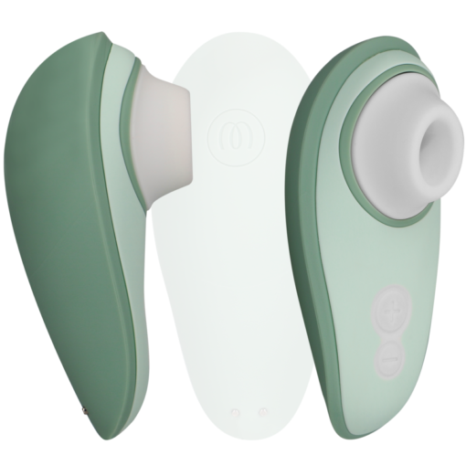 WOMANIZER - LIBERTY 2 STIMOLATORE CLITORIDEO E ONDE STIMOLANTI VERDE CHIARO - immagine 2