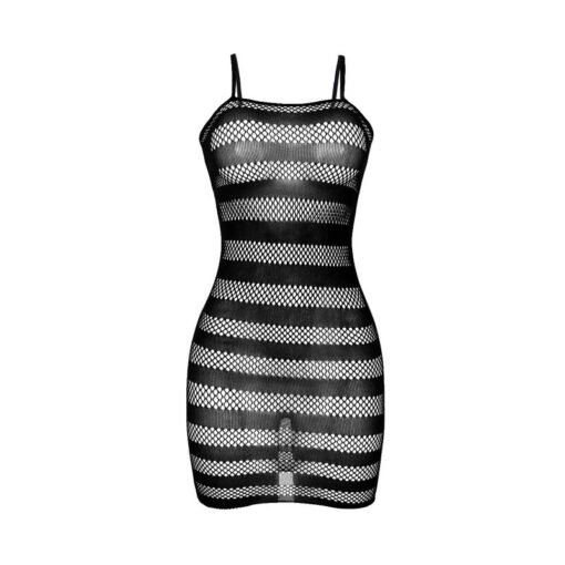 SUBBLIME - 951733 VESTITO A RETE CON STRISCE NERE TAGLIA UNICA - immagine 5