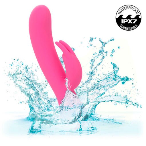 CALEXOTICS - FIRST TIME VIBRATORE CONIGLIO RICARICABILE ROSA - immagine 9
