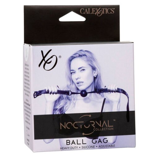 CALEXOTICS - NOCTURNAL BALL GAG SILICONE NERO - immagine 7