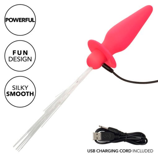 CALEXOTICS - SOUTHERN LIGHTS LIGHT UP PLUG ANALE 10 VIBRAZIONI SILICONE ROSA - immagine 7