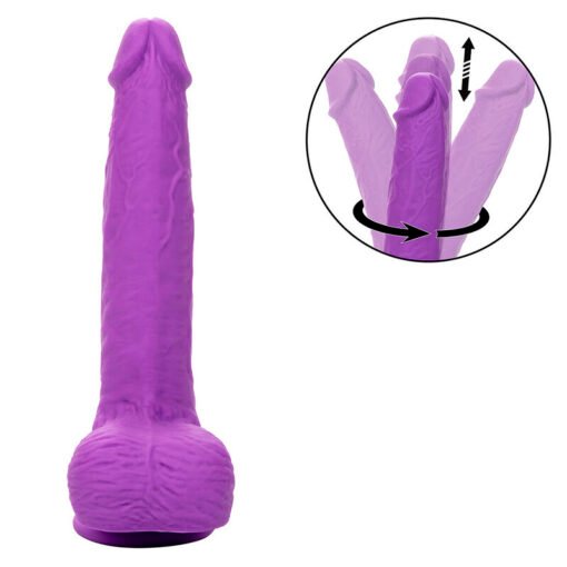 CALEXOTICS - STUDS VIBRATORE RICARICABILE E ROTANTE 10 VIBRAZIONI VIOLA - immagine 6