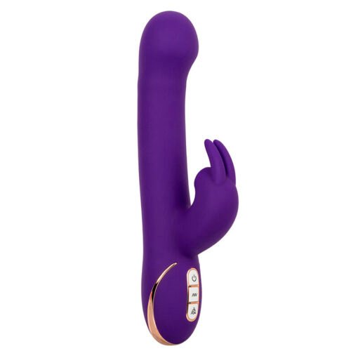 CALEXOTICS - JACK RABBIT VIBRATORE E STIMOLATORE 7 LIVELLI DI VIBRAZIONE E ONDE STIMOLANTI BLU - immagine 2