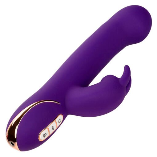 CALEXOTICS - JACK RABBIT VIBRATORE E STIMOLATORE 7 LIVELLI DI VIBRAZIONE E ONDE STIMOLANTI BLU - immagine 4