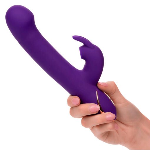 CALEXOTICS - JACK RABBIT VIBRATORE E STIMOLATORE 7 LIVELLI DI VIBRAZIONE E ONDE STIMOLANTI BLU - immagine 7