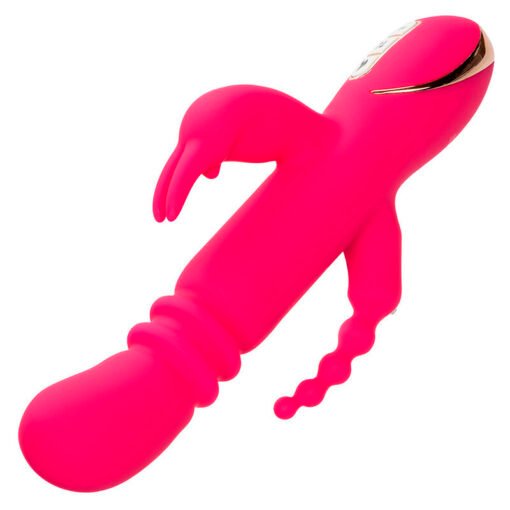 CALEXOTICS - JACK FANTASY VIBRATORE TRIPLO RISCALDATO ROSA CONIGLIO - immagine 5