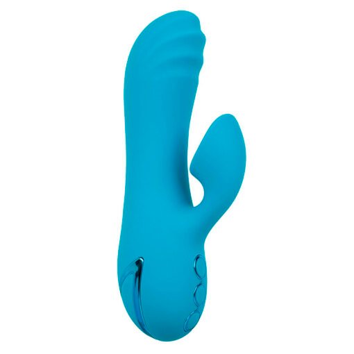 CALEXOTICS - SUNSET BEACH SEDUCER VIBRATORE E STIMOLATORE 10 FUNZIONI BLU - immagine 2