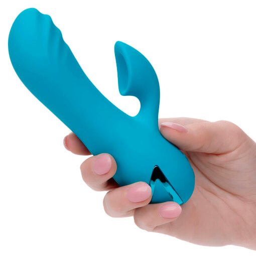 CALEXOTICS - SUNSET BEACH SEDUCER VIBRATORE E STIMOLATORE 10 FUNZIONI BLU - immagine 7
