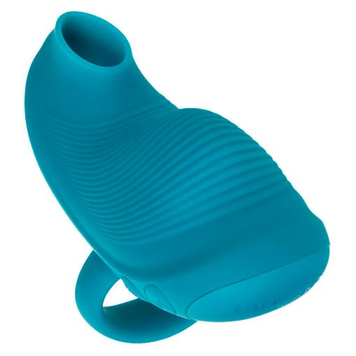 CALEXOTICS - ENVY MASSAGGIATORE PALLA ROTANTE PORTATILE 7 VIBRAZIONI BLU - immagine 4