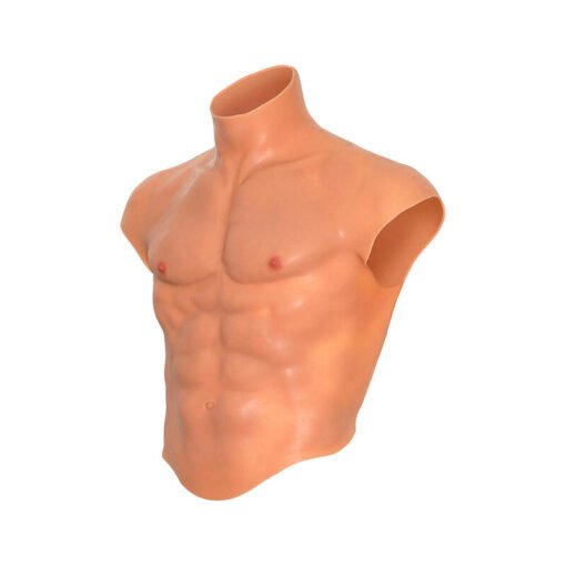 HIDDEN DESIRE - ALTER EGO SILICONE TORSO MASCHILE CAMICIA CON ABS FLESH - immagine 2
