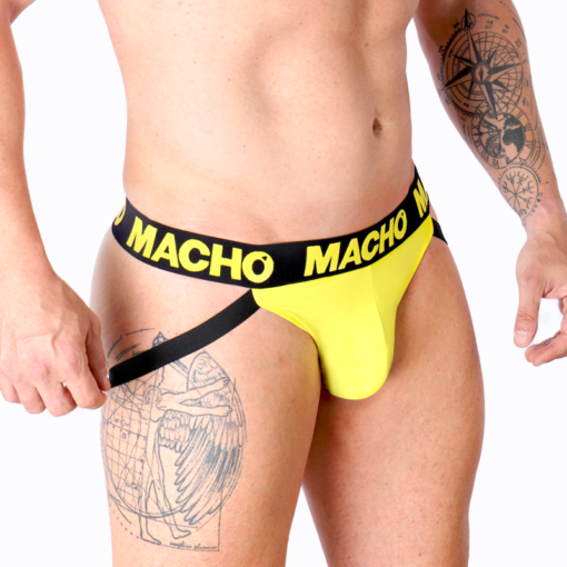 MACHO - MX25A JOCK LYCRA GIALLO XL - immagine 2