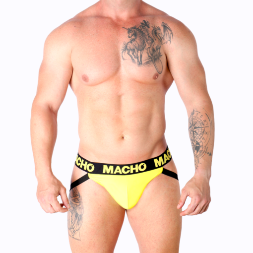 MACHO - MX25A JOCK LYCRA GIALLO XL - immagine 5