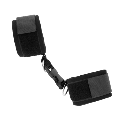 KINK - TENUTA DA POLSO IN NEOPRENE CON GANCIO E LOOP NERA REGOLABILE 22-34 CM - immagine 2