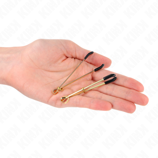KINK - PINZE PER CAPEZZOLI SOTTILI ORO 7 CM - immagine 4