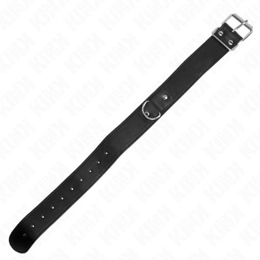 KINK - COLLANA CON CINTURA 116 CM NERO CINTURINO REGOLABILE 32-50 CM X 8 CM - immagine 6