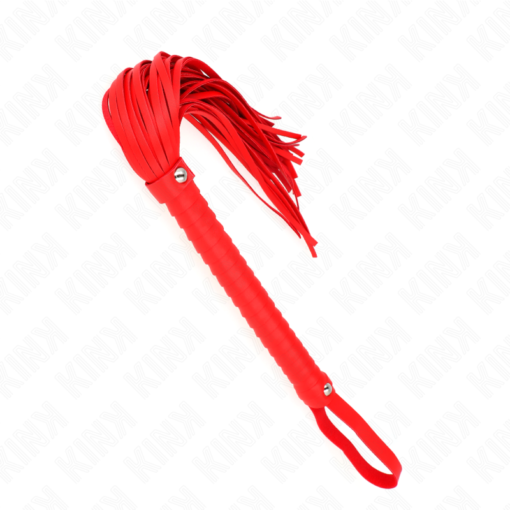 KINK - FRUSTA CON MANICO ROSSO STRUTTURATO 48,5 CM - immagine 2