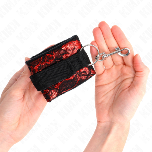 KINK - POLSO SCANDALO ROSSO-NERO - immagine 3