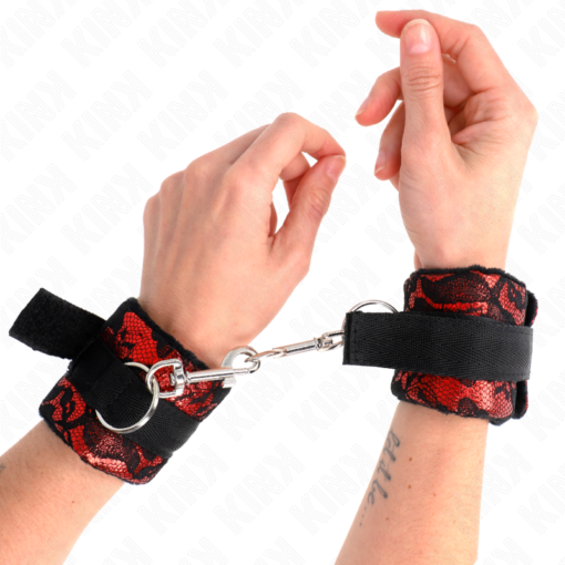 KINK - POLSO SCANDALO ROSSO-NERO - immagine 4
