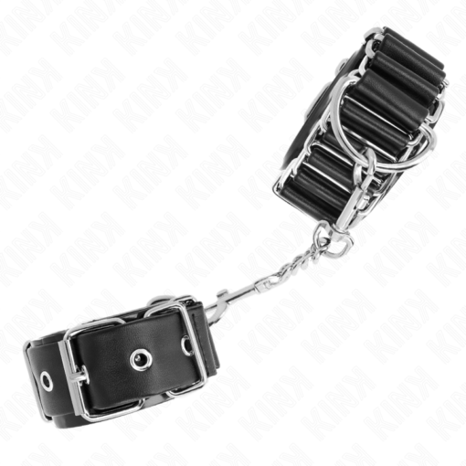 KINK - TENUTA DA POLSO SOTTILE A CERNIERA NERA REGOLABILE 16-22 CM X 3,5 CM - immagine 2