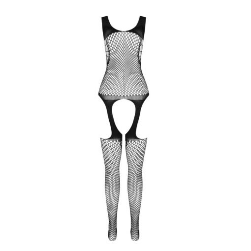 PASSION - BS 104 BODYSTOCKING BIANCO TAGLIA UNICA - immagine 4