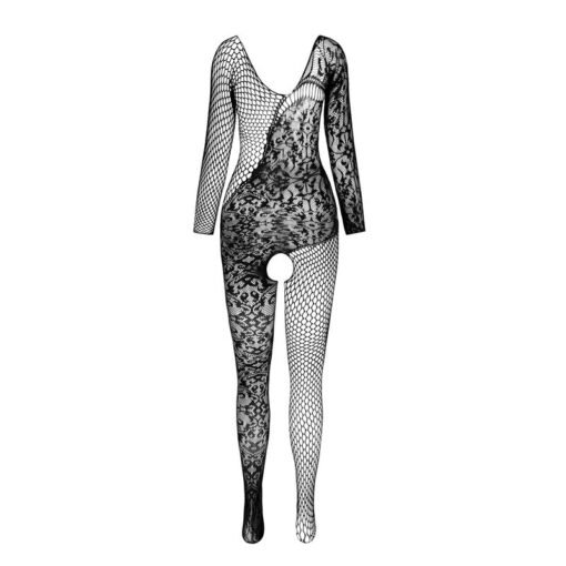 PASSION - BS 107 BODYSTOCKING ROSSO TAGLIA UNICA - immagine 3