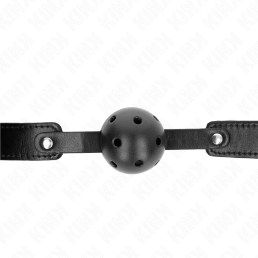 KINK - PALLA TRASPIRANTE NERA 4,5 CM BAVAGLIO 65 x 2,5 CM - immagine 3