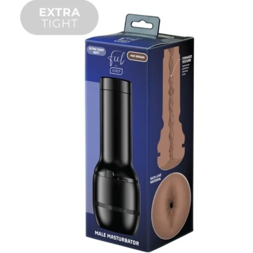 KIIROO - FEEL STROKER EXTRA TIGHT BUTT MARRONE MEDIO - immagine 6