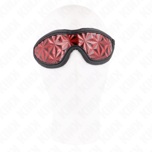 KINK - FASCIA CON MOTIVO A DIAMANTI ROSSI 20,5 x 6 CM - immagine 2