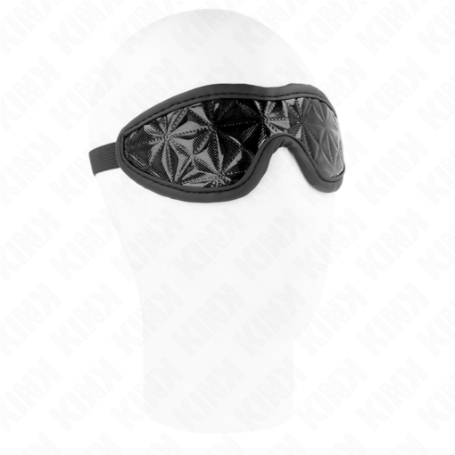 KINK - FASCIA CON MOTIVO A DIAMANTI NERO 20,5 x 6 CM - immagine 3
