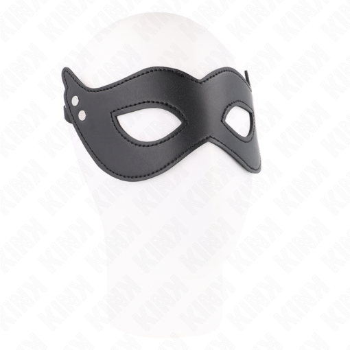 KINK - MASCHERA IN SIMILPELLE CON RIVETTI MODELLO 1 26 x 8 CM - immagine 2