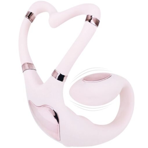 ADRIEN LASTIC - COPPIA SEGRETI II DOPPIA STIMOLAZIONE ROSA + APP GRATUITA - immagine 3