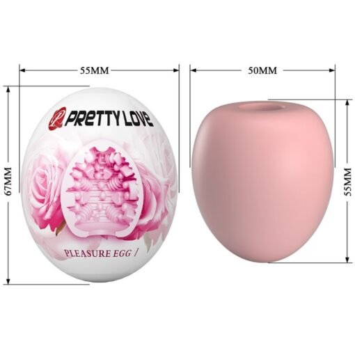 PRETTY LOVE - MASTURBATORE MASCHILE UOVO ROSA - immagine 6