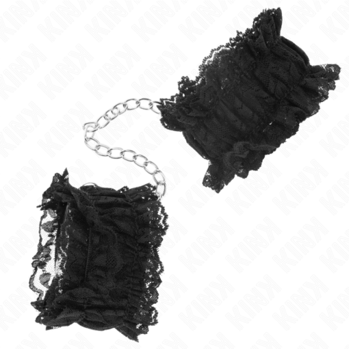 KINK - POLSO ELASTICO IN PIZZO NEGRO - immagine 3