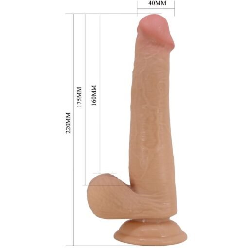 PRETTY LOVE - DILDO REALISTICO ALTO 22 CM CARNE - immagine 5
